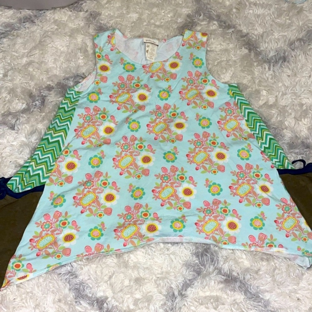 Matilda Jane Floral Top with Pastel Accents size 12 girls